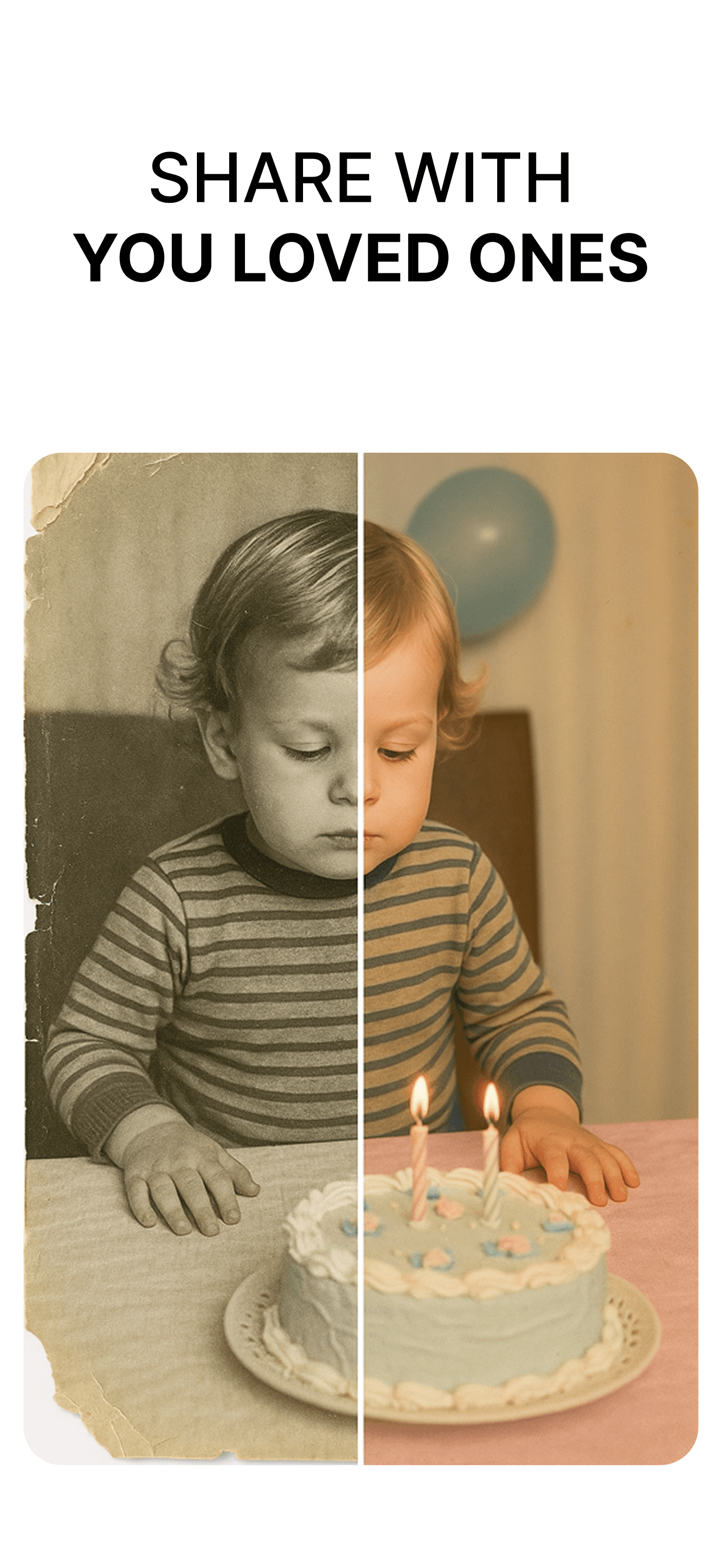 Remory gallery of restored and animated photos